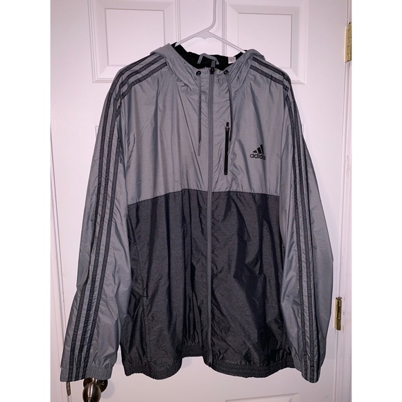 Adidas Gray Windbreaker - Picture 2 of 6